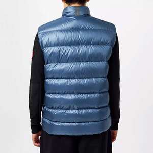 Wholesale <b>Men's</b> Casual Durable Quilted Puffer <b>Vest</b> Multi-Pocket Utility Design Sleeveless Jacket Waterproof Windproof Breathable - Product Image 6