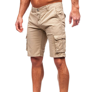 Pantalones cortos Cargo de algodón hechos a medida para hombre, ropa de calle suelta de secado rápido, Material de algodón transpirable, pantalones cortos Cargo para hombre, venta al por mayor - Product Image 4