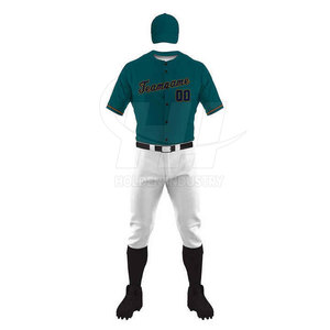 Uniforme de Béisbol de Nuevo Estilo, Tejido de Fácil Cuidado, Uniforme de Béisbol para el Campo, Hecho en Pakistán - Product Image 2