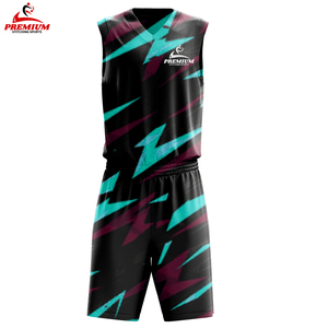 Créez votre propre uniforme de basketball 100% polyester, style tendance, meilleure qualité, maillot de basketball, short en mesh respirant, haut respirant - Product Image 4