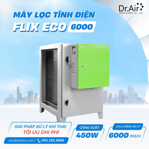 Dr.Air Flix ECO-6000 công suất cao ESP Lọc Top mô hình bán chạy, 6000 m3/h Khối lượng không khí W/88-Lỗ di động - Product Image 2
