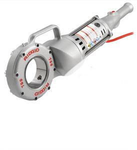 Nuevo Roscador de Tubos Manual de 120 Voltios Modelo 41935 700, Compatible con Cabezales de Roscado RIDGLD' 12-R, 00-R, 00-RB y 11-R, Color Plateado - Product Image 1