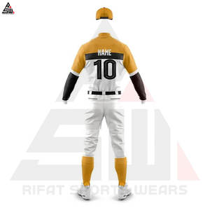 Camiseta de Béisbol con Cuello Redondo y Logotipo Personalizado, Impresión por Transferencia de Calor, 100% Poliéster, Tela de 240 g/m², Unisex, Diseño Personalizado para Adultos, Servicios OEM - Product Image 3