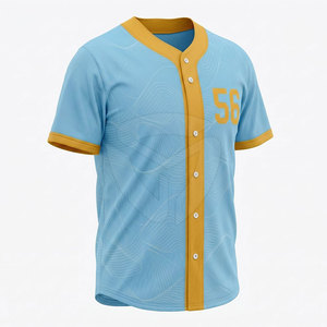 Maillot de baseball pour équipes, tissu confortable et durable, adapté aux entraînements, aux matchs et aux activités sportives quotidiennes - Product Image 2