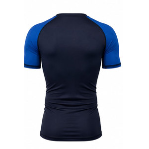 Chemise à manches courtes pour homme, anti-UV, bleu, imprimé tribal, séchage rapide, polyester, pour activités de plein air - Product Image 3