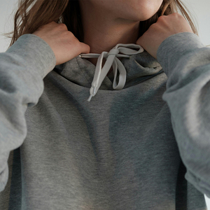 Venta al por mayor de logotipo personalizado de gran tamaño impreso en relieve sublimación hombres Streetwear pulóver Unisex sudaderas con capucha en blanco - Product Image 2