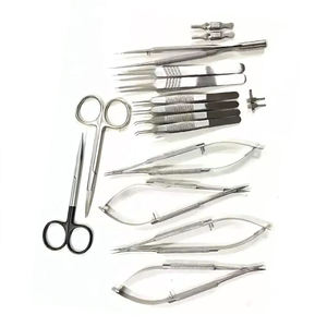 Instruments chirurgicaux ORL microchirurgicaux pour chirurgie de la main, ensemble de 17 pièces en acier inoxydable, électrique, haute qualité, certifié CE, ensemble de base - Product Image 4