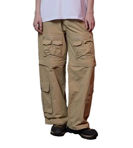 2024 été nouveau pantalon Cargo multi-poches élastique personnalisé grande taille pantalons et pantalons pour hommes pantalon Cargo - Product Image 4