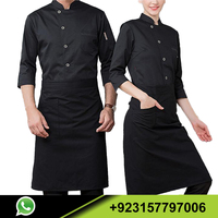 Vêtements de travail de qualité garantie OEM, prix correct, ensemble uniforme de Chef, ensemble unisexe