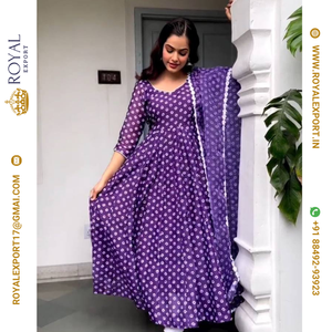 La nueva colección de vestidos de diseño hermoso de Royal Export Surat en Tarifa mayorista para fiestas de bodas incluye Salwar Kameez - Product Image 5