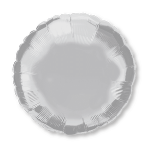 Palloncini Circolari Argento 'Party Love' R24 60Cm, Confezione da 12 Pezzi - Product Image 1