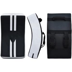 Boucliers de coup de pied pour les entraînements d'arts martiaux Fitness Workouts Heavy Kick Shield pour adultes Curved Leather Hot Selling Kick Shields - Product Image 1