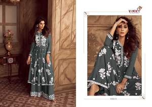 LakhNavi Pantalon Plazo en rayonne confortable et Nazmin Dupatta Parfait pour les sorties décontractées et les événements festifs spéciaux - Product Image 4