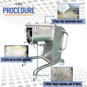 Chính xác 40L phòng thí nghiệm bột trộn cho protein sữa bột bột Máy trộn - Product Image 2