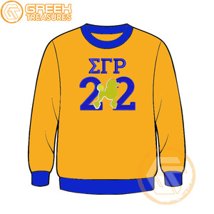 Sudadera de lana de algodón Sigma Gamma Rho personalizada de alta calidad, Jersey bordado, chaqueta para mujer, ropa griega, estilo de hermandad - Product Image 4