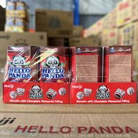 Vente en gros de biscuits au chocolat Meijii Hello Panda 43g de chocolat au lait blanc sucré au meilleur prix