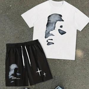 Ensemble de survêtement léger pour homme, idéal pour le sport en extérieur en été, la course à pied, le cyclisme, l'exercice et les activités par temps chaud - Product Image 1