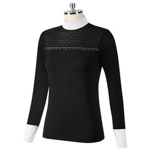 ผู้ผลิตขายส่งราคาถูกเสื้อผ้าขี่ม้าผู้หญิงแข่งม้าแสดงเสื้อเลดี้การแข่งขันขี่ม้าสวมใส่ - Product Image 1