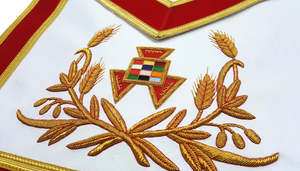 Haute qualité personnalisé maçonnique Regalia brodé degré tabliers vêtements respirant maître maçonnique tablier - Product Image 2