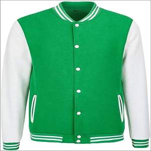 Veste universitaire en laine/polyester à col montant d'hiver avec broderie personnalisée de votre logo, manches longues, imperméable pour hommes - Product Image 3