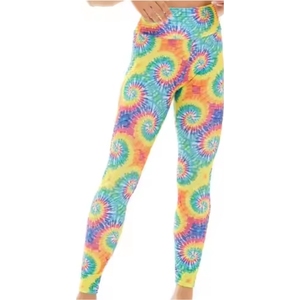 Leggings de Cintura Alta con Cordón Ajustable para Mujer, Transpirables, de Secado Rápido, para Yoga y Ejercicio, con Estampado por Transferencia de Calor - Product Image 4