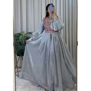 ชุดเดรสอัฟกันคูจิแบบดั้งเดิมงานปักแบบอัฟกานิสถานดั้งเดิมชุดเดรสที่หลากหลายมีสไตล์ล่าสุด - Product Image 3