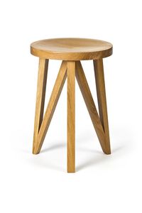 Taburete clásico de madera hecho para complementar los interiores tradicionales que ofrecen un uso práctico junto con la belleza decorativa de madera - Product Image 4