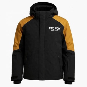 Veste de ski d'hiver personnalisée, nouvelle, professionnelle, pour homme, chaude, longue, imperméable, respirante, coupe-vent 10 000 mm, 100% - Product Image 2