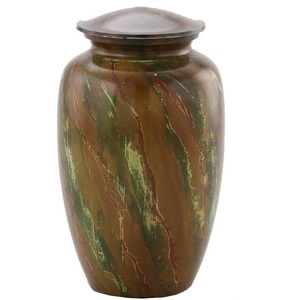 Urne de crémation de premier choix Urne de conception simple moderne Produit commémoratif digne Urne de repos finale en aluminium de haute qualité - Product Image 4