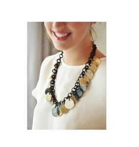 Conjunto de collar de cuerno de búfalo encantador hecho a mano, elegancia inspirada en la naturaleza para bodas, fiestas y regalos - Product Image 3