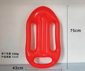 75*43cm spiaggia bagnino gonfiabile galleggiante bordo bambino pratica di soffiaggio giocattoli acqua tavola da surf principianti di riserva assistente di nuoto - Product Image 1