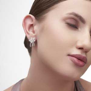 Pendientes de Moda con Diseño Vintage de 4.50 Ct para Mujer en Oro Blanco de 14K con Diamantes Cultivados en Laboratorio - Product Image 3