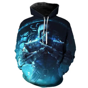Sudadera Extra Grande Personalizada para Hombre, Impresión Puff en Pantalla, Diseño Desgastado, Bordado, Mezcla de Algodón, Básica para Invierno - Product Image 6
