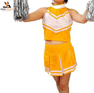ชุดยูนิฟอร์มเชียร์ลีดเดอร์ชุดนักกีฬาสีเชียร์ออกแบบได้ตามต้องการดีไซน์ยอดนิยมบริการ OEM - Product Image 4