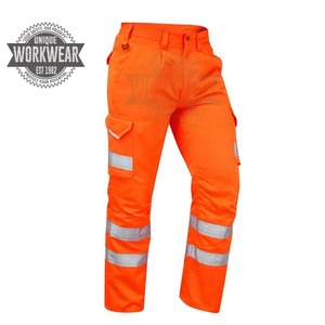 Pantalones de Trabajo de Seguridad Reflectantes de Dos Tonos, Impresión Personalizada, Poliéster/Algodón, Transpirables, Cómodos, Certificación CE, Unisex - Product Image 6