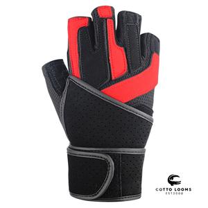 Gants en cuir OEM haltérophilie personnalisés Premium Gym formation qualité fabricant ODM usine fournisseur - Product Image 3