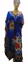 52 "Luxus afrikanische Kaftan Tunika PONCHO mehrfarbige Stickerei benutzer definierte Plus Size Damen Seiden kleid Schal Rayon Freizeit kleid