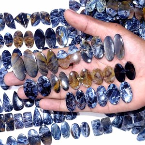 พีเตอร์ไซต์ธรรมชาติ 100% คู่อัญมณี Cabochon สําหรับขายขายส่ง Pietersite Cabochon ผสมขนาดและรูปร่างสําหรับการทําเครื่องประดับ - Product Image 6