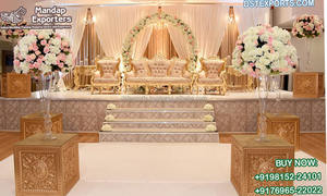 Conjunto de Sofás para Bodas, Sofá de Dos Plazas con Sillas para Eventos de Boda, Maravilloso Conjunto de Sofás para Escenario de Compromiso, EE. UU. - Product Image 5