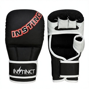 Nouveaux gants de sparring MMA de qualité supérieure, personnalisés, fabriqués en cuir de haute qualité, pour l'entraînement professionnel de boxe, avec paume ouverte - Product Image 1