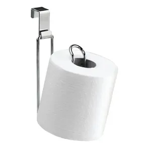 Durable Metal Wood Wall-Mounted Toilet Paper Holder Phone Resting Tray <b>Napkin</b> <b>Dispenser</b> Electricity-Free for Hotel Bathroom Use - Product Image 3