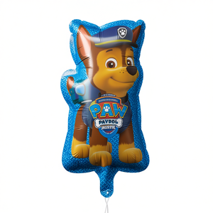 Palloncino in lamina metallizzata Paw Patrol Chase 58x78 cm, decorazione per feste per bambini, confezione da 2 pezzi - Product Image 2