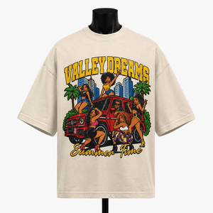 เสื้อยืดโอเวอร์ไซส์ลายกราฟิกวินเทจสำหรับผู้ชาย เสื้อยืดผ้าฝ้ายสไตล์สตรีทแวร์ฤดูร้อน แฟชั่นลำลองสไตล์คนเมือง เสื้อทรงหลวม - Product Image 1