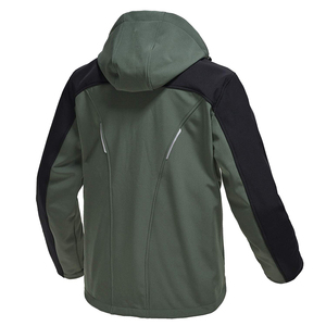 New Design Fashionable Front Zipper Style Canvas Softshell <b>Jacket</b> Men High Quality Quick Dry <b>Reversible</b> Customizable Pakistan - Product Image 2