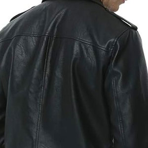 Vente en gros Pakistan de vestes en cuir Fabricant de veste en cuir décontractée sur le côté avec ceinture pour hommes Nouvelle veste de moto design OEM pour homme - Product Image 6