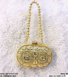 El último diseñador de embrague de Metal hecho a mano para novia de moda de piedra de Metal hacer India hecho a mano perla decoración Material de hierro - Product Image 3