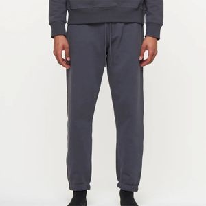 Conjunto de sudadera con capucha y pantalones de chándal de lana de carbón pesado para hombre: ultra chándal cálido y cómodo, perfecto para ropa informal - Product Image 5