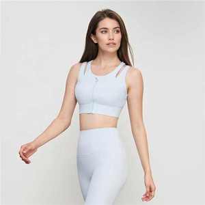 QUICK DRY New Design Spandex Breathable Top <b>Open</b> Back Slimming Running Active Wear Fitness Yoga U Back Sports <b>Bra</b> for Women - Product Image 5