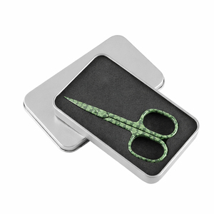 Tijeras de Bordado de Camuflaje Premium con Estuche Metálico, Herramienta de Costura de Precisión - Product Image 1