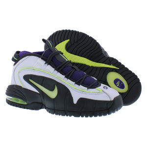 Zapatos Nike Air Max Penny 1 GS para niños Color: Blanco/Gris/Amarillo 100% auténticos - Product Image 5